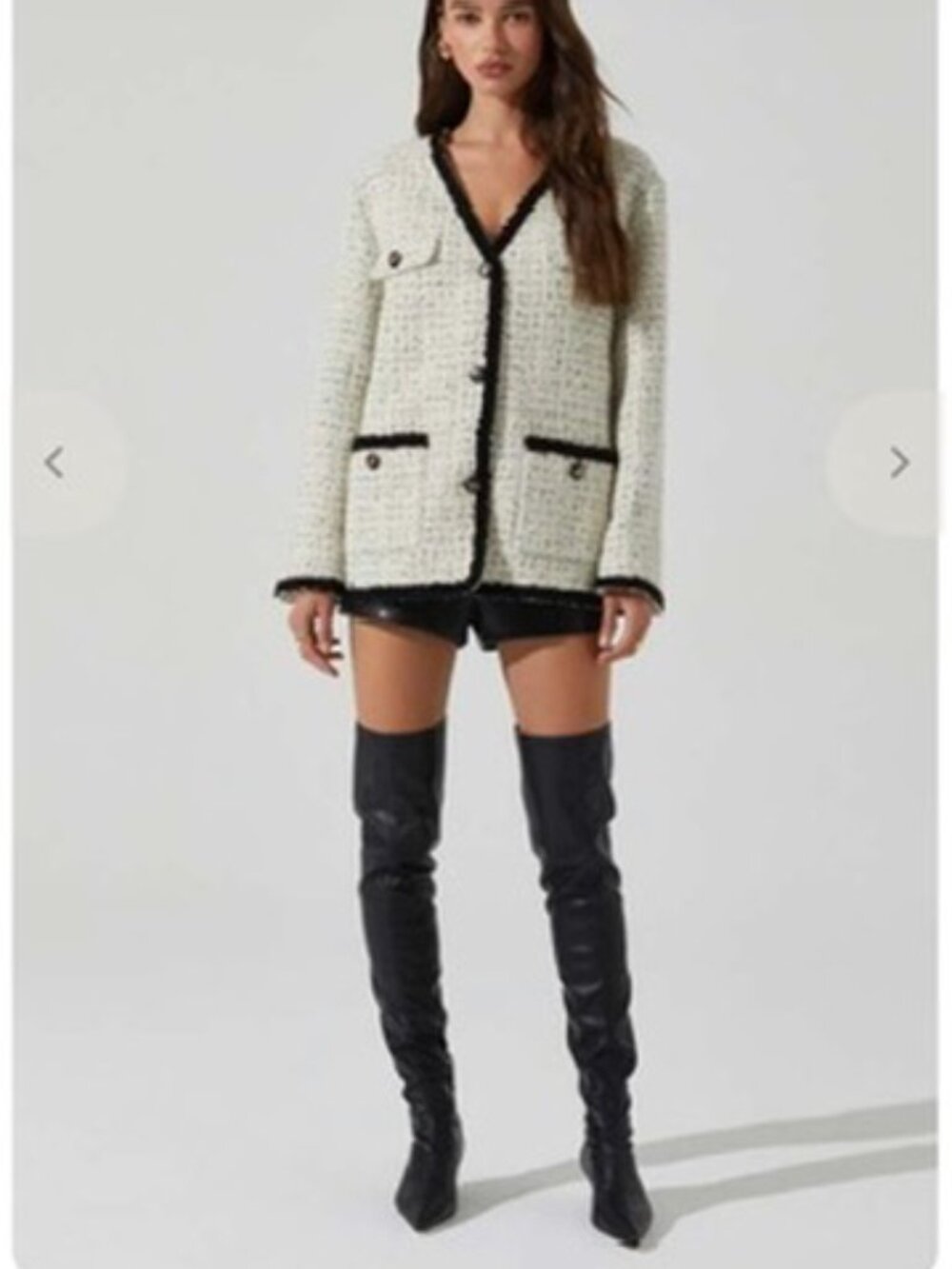 Astr the Label Tweed Jacket/Blazer NWT